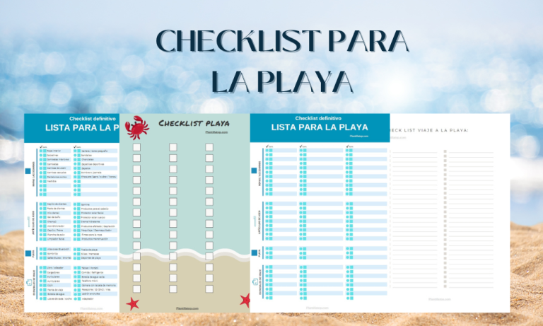 checklist para playa