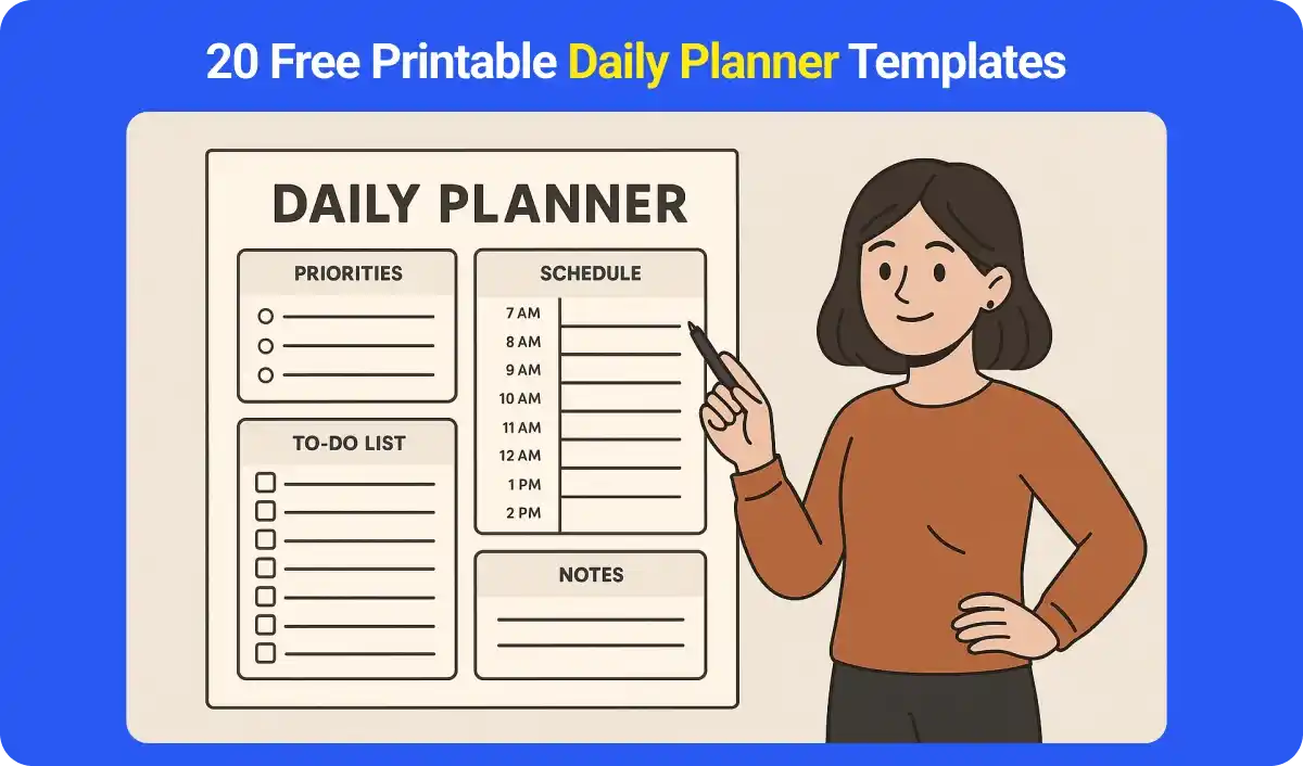 Daily Planner: A Simple Tool to Organize Your Time and Get More Done