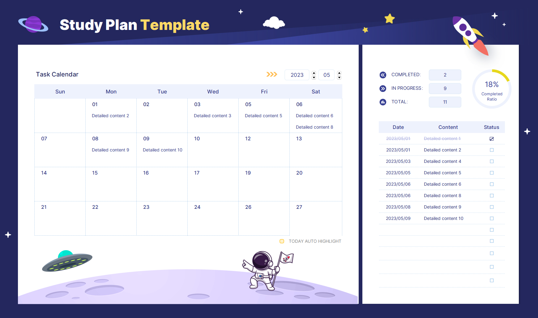 Study Planner Template: A Simple Way to Organize Your Studies